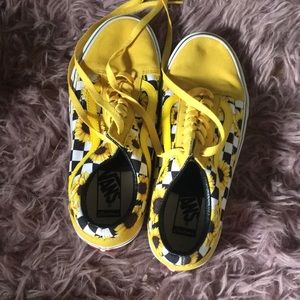 Yellow Sunflower Vans